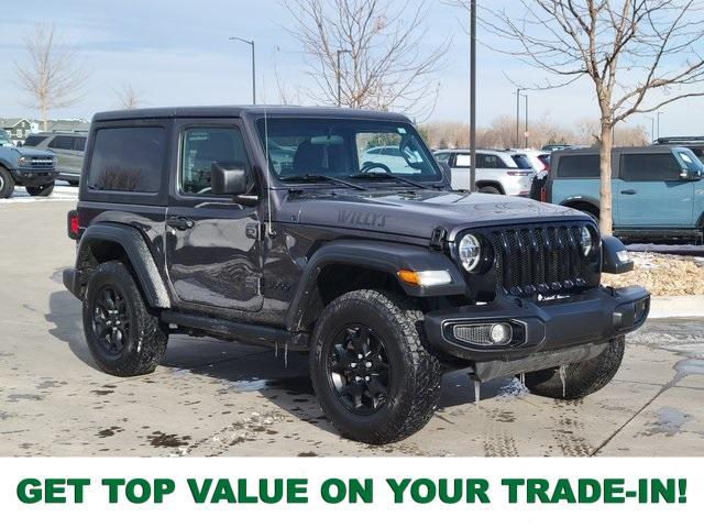 used 2021 Jeep Wrangler car, priced at $27,248