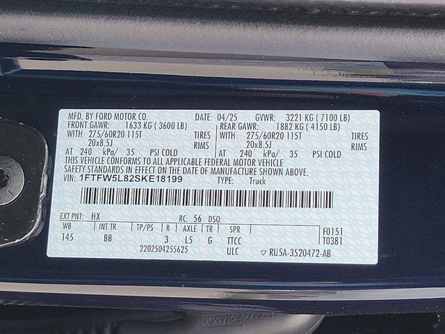 new 2025 Ford F-150 car, priced at $67,459