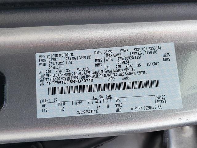 used 2022 Ford F-150 car, priced at $43,685