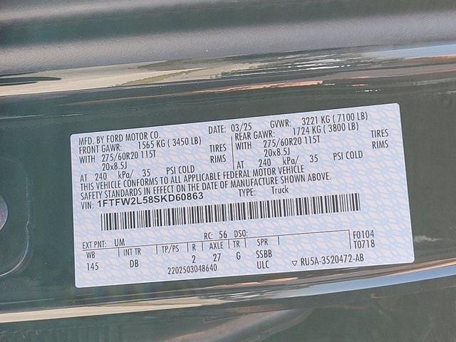 new 2025 Ford F-150 car, priced at $53,178