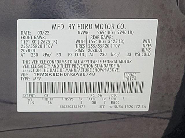 used 2022 Ford Explorer car, priced at $30,509