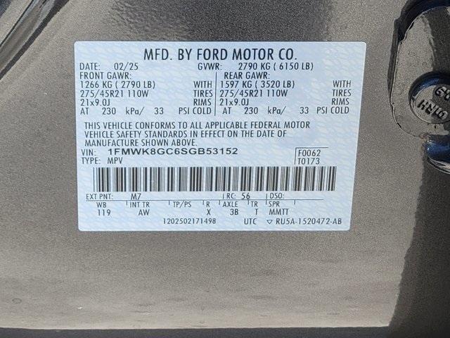 new 2025 Ford Explorer car, priced at $57,040