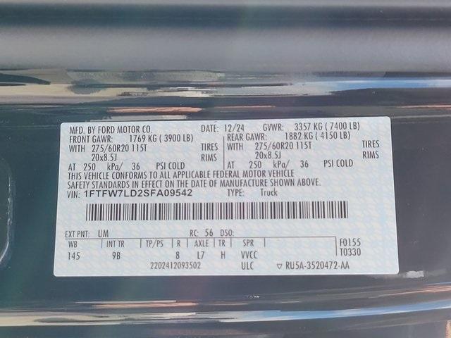 new 2025 Ford F-150 car, priced at $75,948