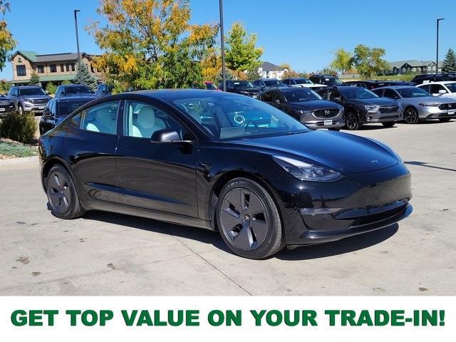 used 2022 Tesla Model 3 car, priced at $27,733