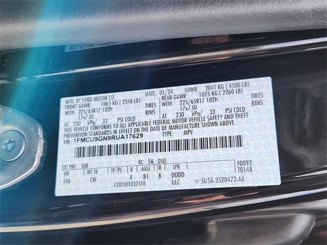 new 2024 Ford Escape car, priced at $33,547