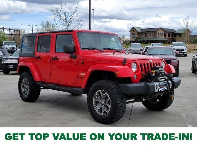 used 2014 Jeep Wrangler Unlimited car, priced at $22,168