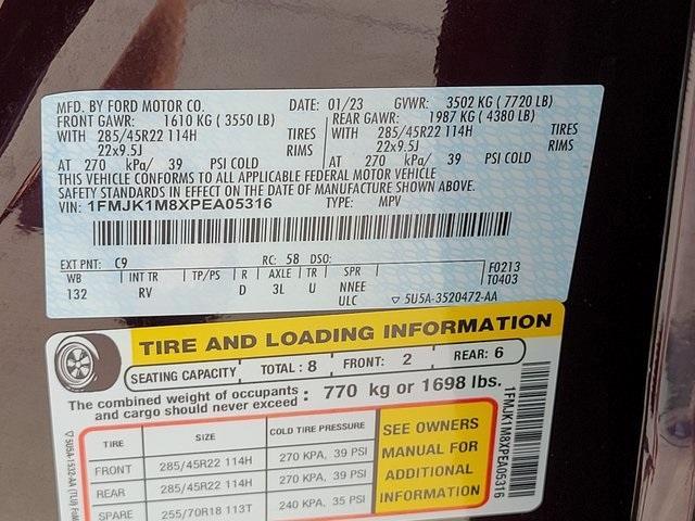 used 2023 Ford Expedition Max car, priced at $63,567