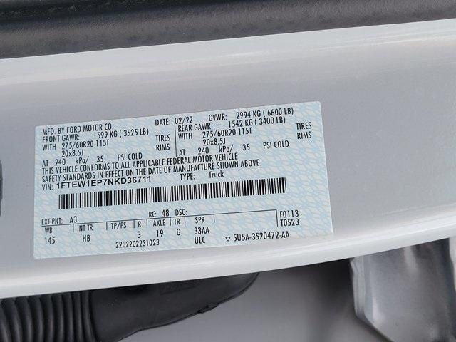used 2022 Ford F-150 car, priced at $44,671