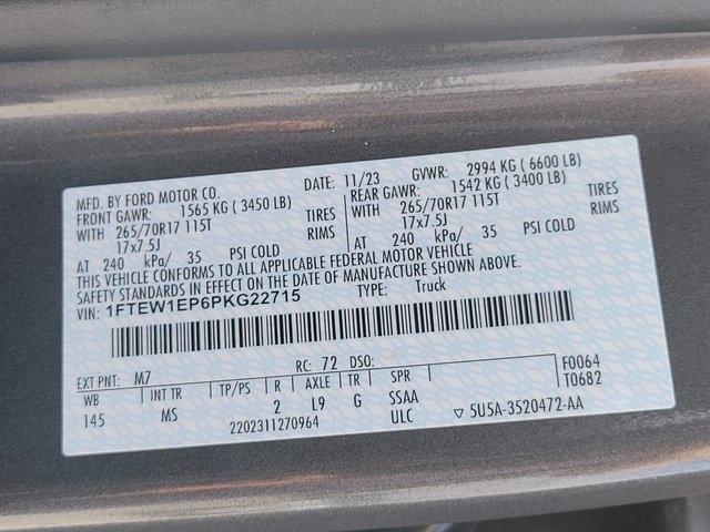 used 2023 Ford F-150 car, priced at $44,601