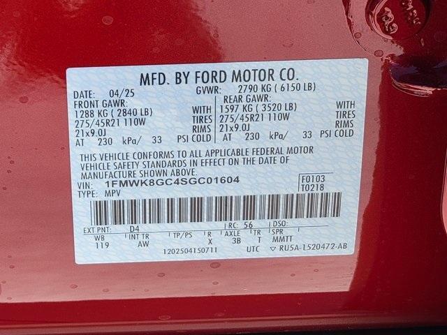 new 2025 Ford Explorer car, priced at $57,466