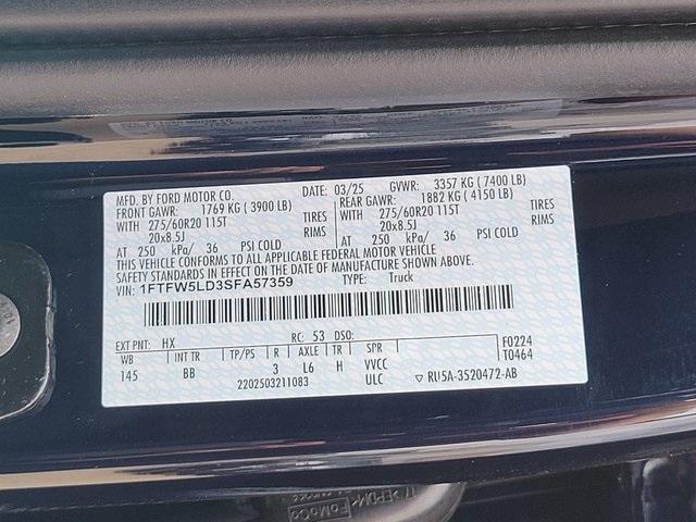 new 2025 Ford F-150 car, priced at $68,843