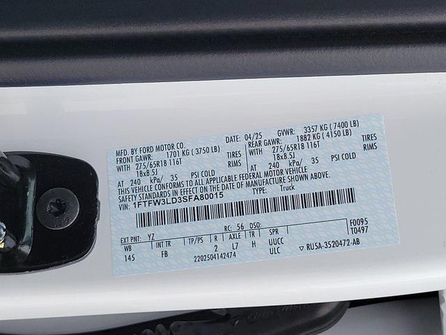 new 2025 Ford F-150 car, priced at $57,615