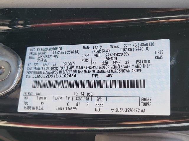 used 2020 Lincoln Corsair car, priced at $27,658