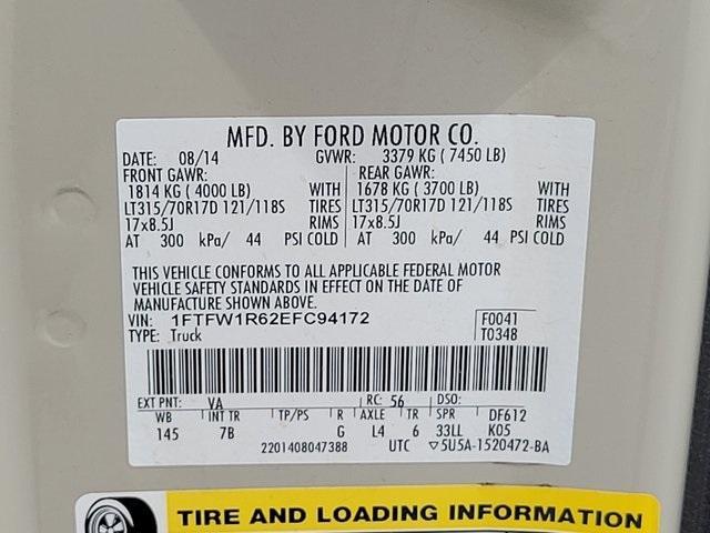 used 2014 Ford F-150 car, priced at $37,683