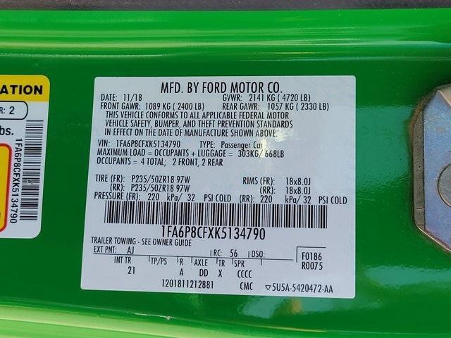 used 2019 Ford Mustang car, priced at $29,946