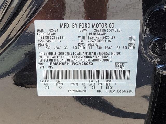 used 2024 Ford Explorer car, priced at $37,026