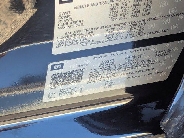 used 2021 Chevrolet Silverado 1500 car, priced at $27,492