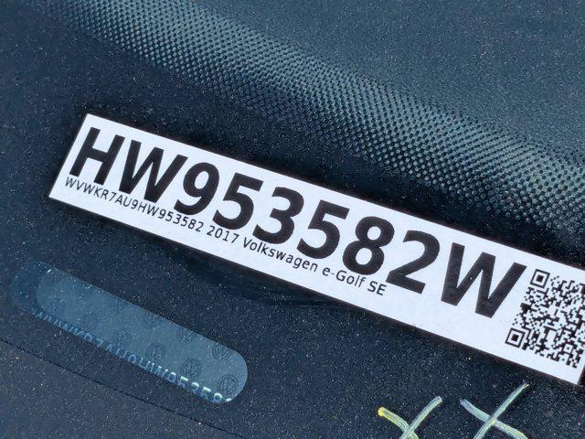 used 2017 Volkswagen e-Golf car, priced at $10,991