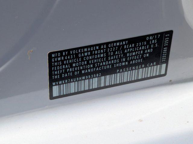 used 2017 Volkswagen e-Golf car, priced at $10,991