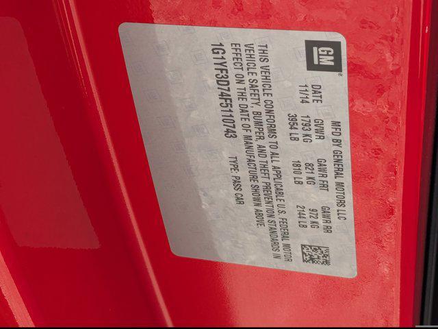 used 2015 Chevrolet Corvette car, priced at $42,981