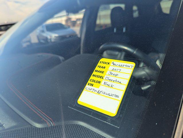 used 2017 Jeep Cherokee car, priced at $13,481