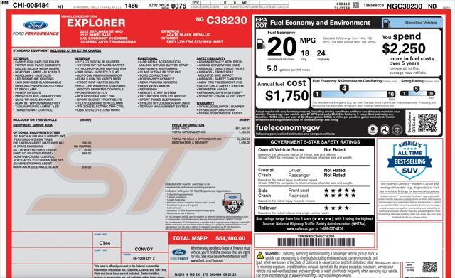 used 2022 Ford Explorer car, priced at $40,995