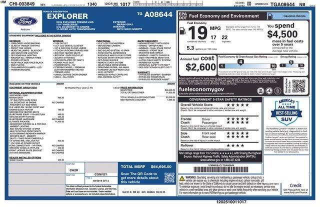 new 2026 Ford Explorer car, priced at $64,695