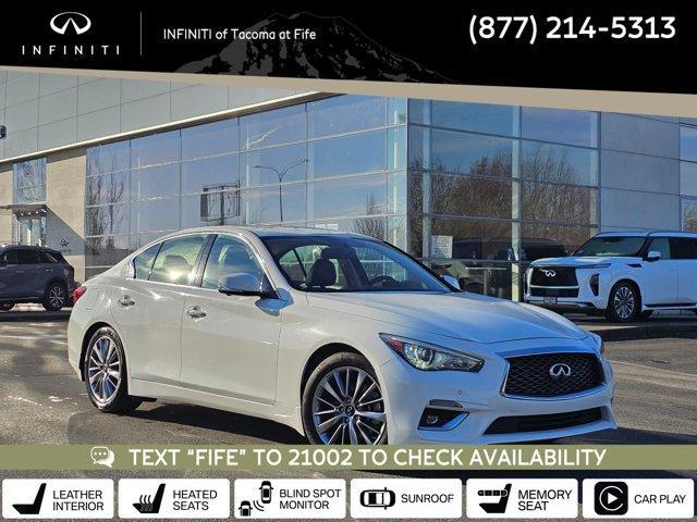 used 2022 INFINITI Q50 car, priced at $27,875