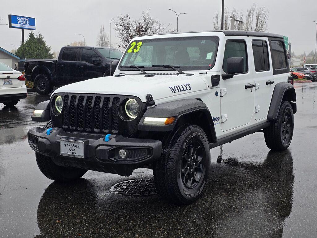 used 2023 Jeep Wrangler 4xe car, priced at $31,684