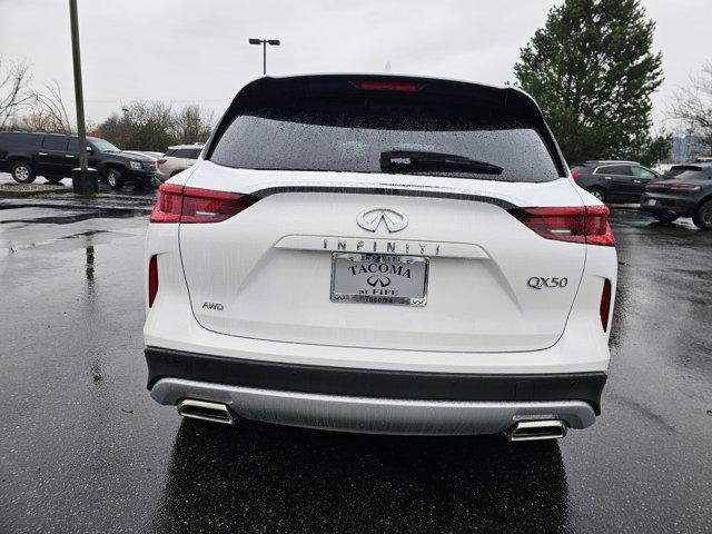 new 2025 INFINITI QX50 car, priced at $47,770