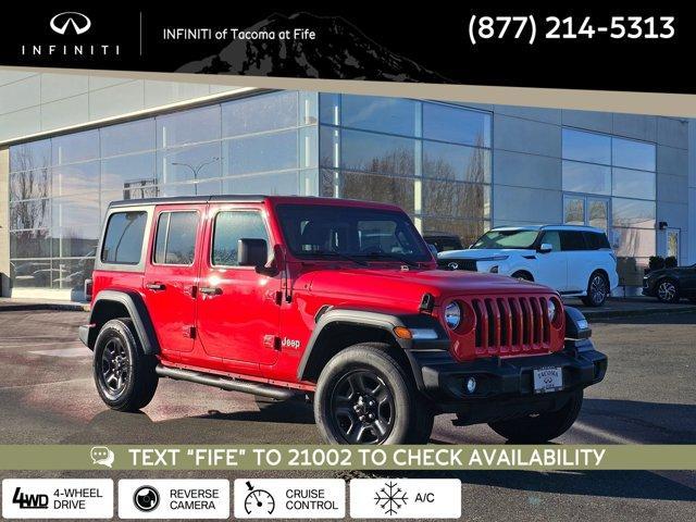 used 2020 Jeep Wrangler Unlimited car, priced at $26,498