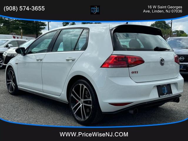 used 2017 Volkswagen Golf GTI car, priced at $14,995