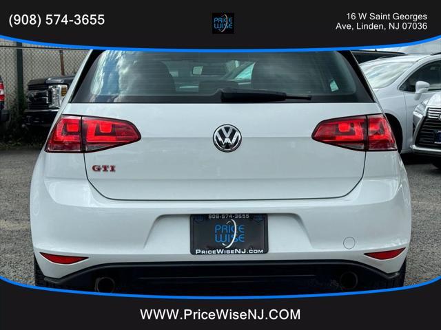 used 2017 Volkswagen Golf GTI car, priced at $14,995