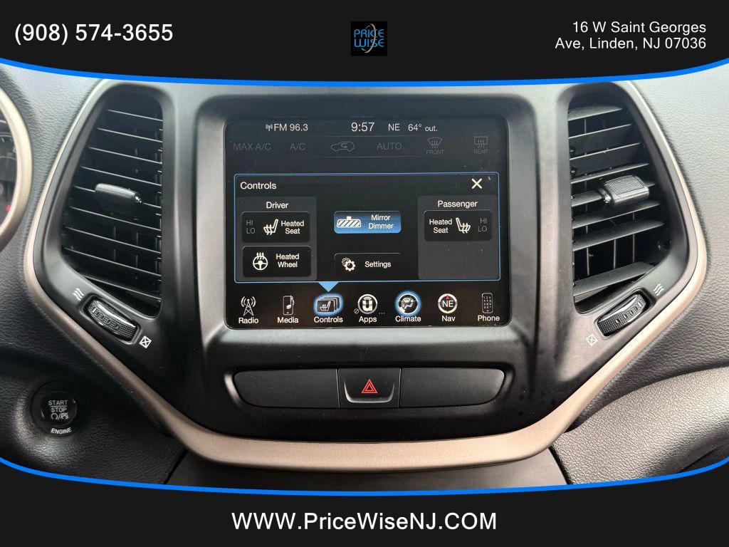 used 2015 Jeep Cherokee car, priced at $8,995