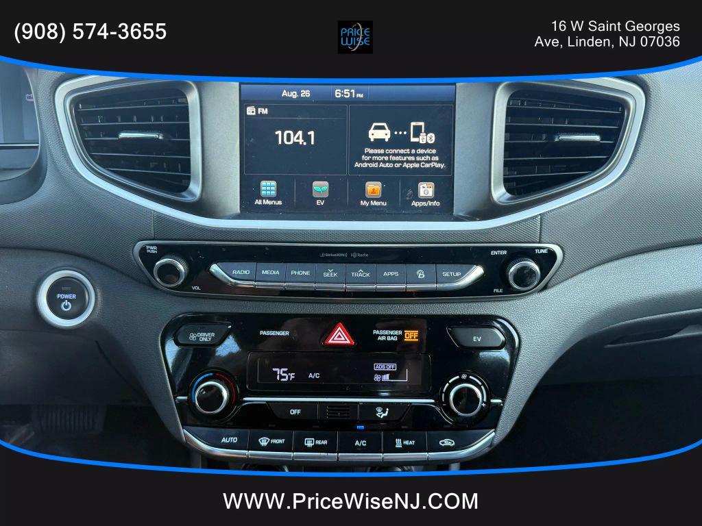 used 2019 Hyundai Ioniq EV car, priced at $11,795