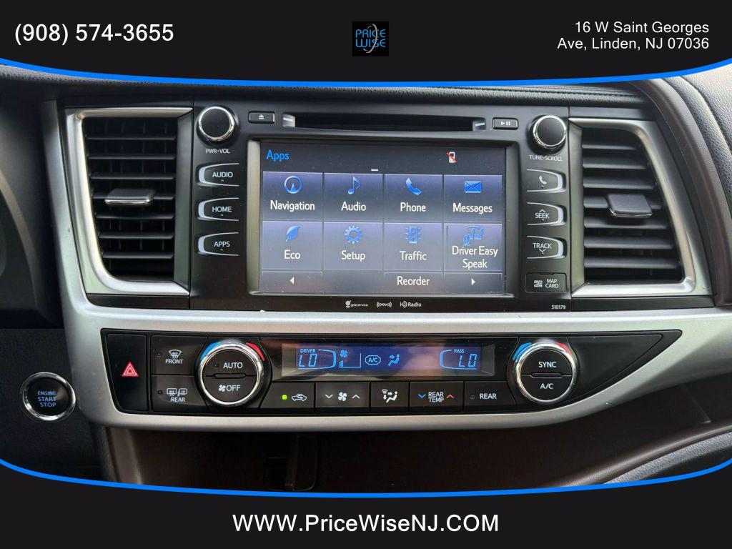 used 2017 Toyota Highlander car, priced at $16,795