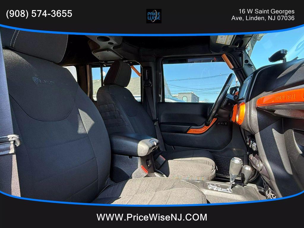 used 2017 Jeep Wrangler Unlimited car, priced at $20,695