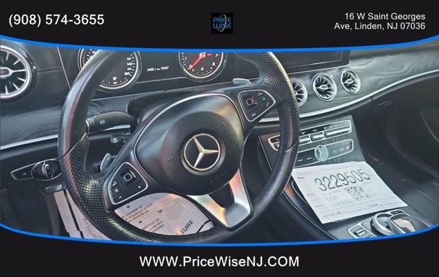 used 2018 Mercedes-Benz E-Class car, priced at $22,595