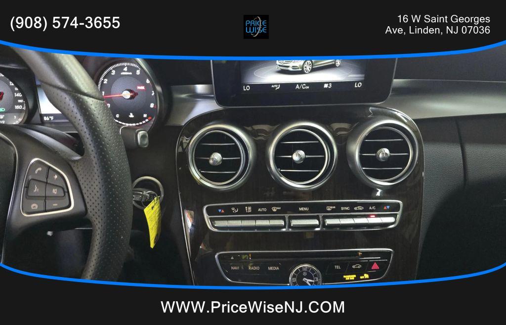 used 2018 Mercedes-Benz C-Class car, priced at $15,695