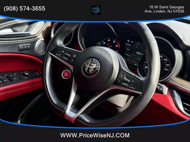 used 2018 Alfa Romeo Stelvio car, priced at $14,695