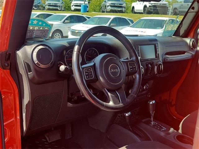 used 2015 Jeep Wrangler Unlimited car, priced at $21,218