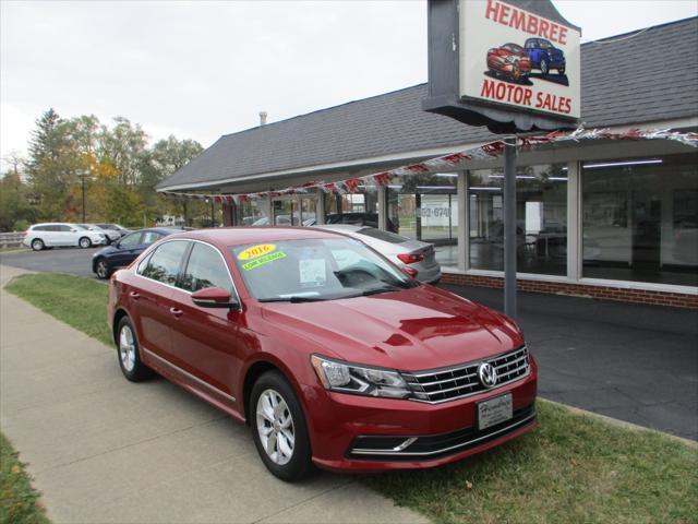 used 2016 Volkswagen Passat car, priced at $12,995