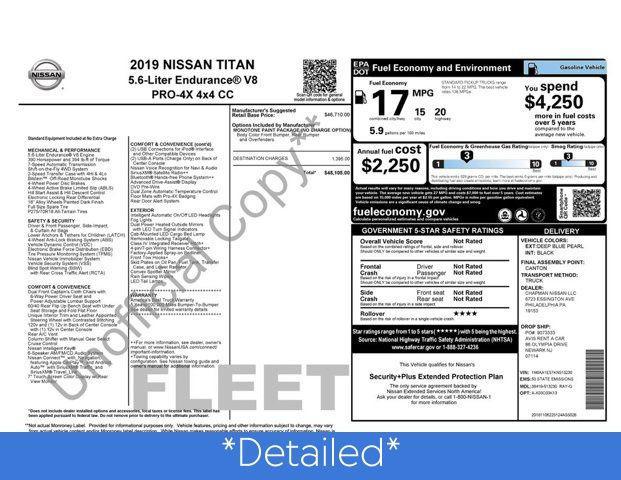 used 2019 Nissan Titan car, priced at $28,500