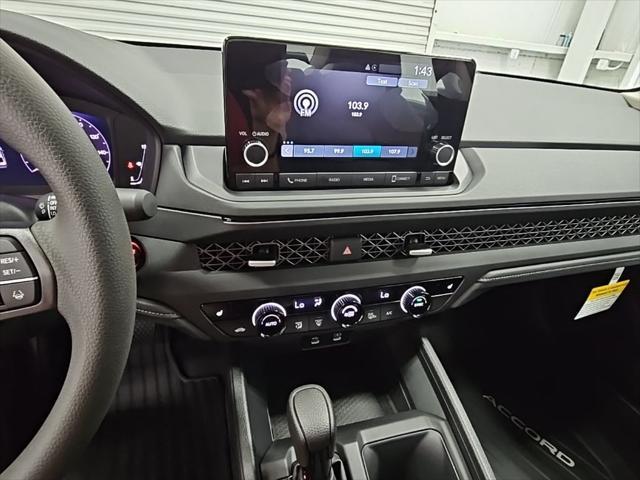 new 2025 Honda Accord car, priced at $31,710