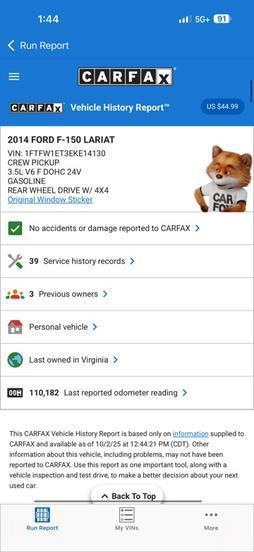used 2014 Ford F-150 car, priced at $15,999