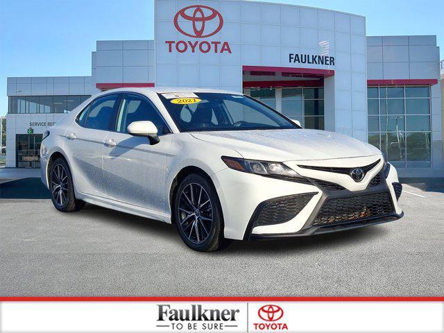 used 2021 Toyota Camry car, priced at $22,521