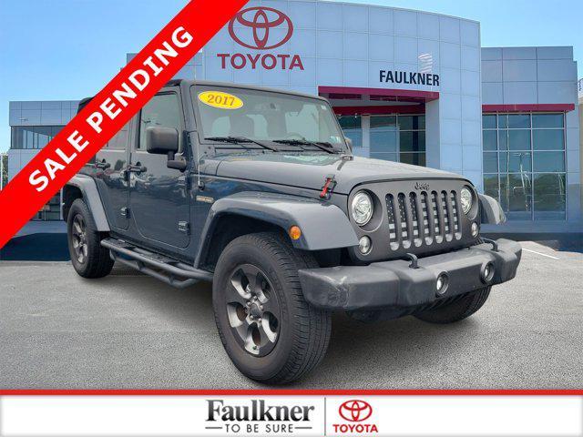 used 2017 Jeep Wrangler Unlimited car, priced at $18,971