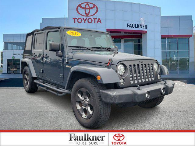 used 2017 Jeep Wrangler Unlimited car, priced at $18,971