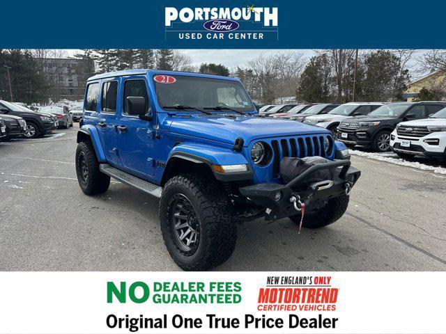 used 2021 Jeep Wrangler Unlimited car, priced at $35,995