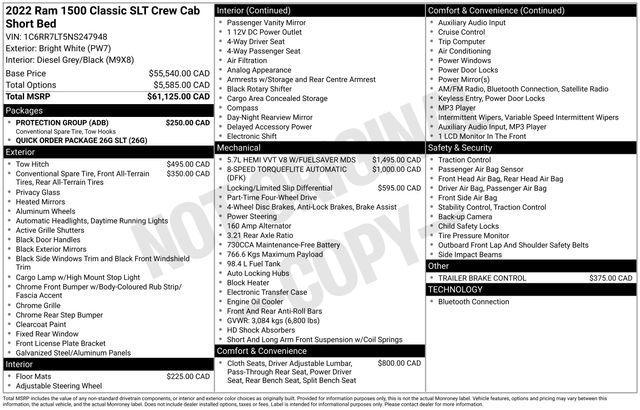 used 2022 Ram 1500 Classic car, priced at $34,995